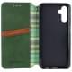Шкіряний чохол-книжка GETMAN Cubic (PU) для Samsung Galaxy A17 4G/5G Зелений