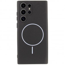 Чохол Silicone Cover Lakshmi Full Camera (AA) with MagFit для Samsung Galaxy S24 Ultra Чорний / Black