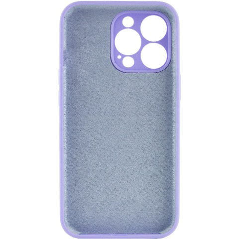 Чохол Silicone Case Full Camera Protective (AA) NO LOGO для Apple iPhone 13 Pro Max (6.7") Бузковий / Dasheen