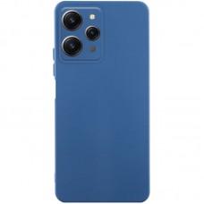 Чохол TPU GETMAN Liquid Silk Full Camera для Xiaomi Redmi 12 Синій / Navy Blue