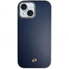 Чохол PC+Leather SGP with MagSafe для Apple iPhone 15 (6.1") Blue