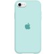 Чохол Silicone Case Full Protective (AA) для Apple iPhone SE (2020) / 7 / 8 (4.7") Бірюзовий / Turquoise