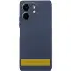 Чохол TPU GETMAN Liquid Silk Full Camera для Xiaomi Redmi 15C (EU) Синій / Midnight Blue