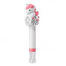 Пістолет з мильними бульбашками H055 Little Unicorn + bottle 50ml Pink