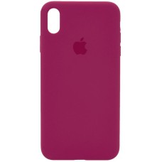 Чохол Silicone Case Full Protective (AA) для Apple iPhone XR (6.1") Червоний / Rose Red