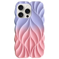 TPU чохол Leaf для Apple iPhone 14 Pro Max (6.7") Lilac / Pink
