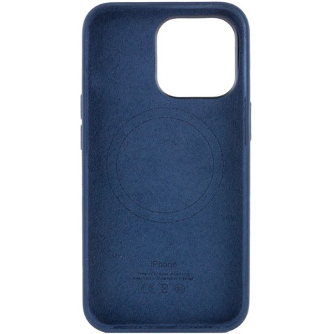 Чохол Silicone case (AAA) with Magsafe and Animation для Apple iPhone 13 Pro (6.1") Синій / Abyss Blue