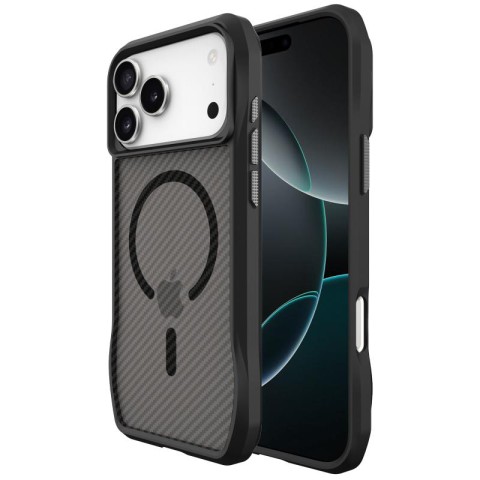 Чохол TPU Space Octagon with MagSafe для Apple iPhone 17 Pro Max (6.9") Carbon Black