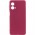 Чохол Silicone Cover Lakshmi Full Camera (AA) для Motorola Moto G24 Бордовий / Marsala