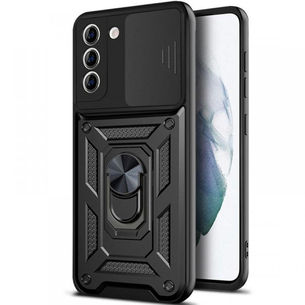 Чохол Ummi Camshield Serge Ring для Samsung Galaxy S22 Чорний
