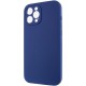 Чохол Silicone Case Full Camera Protective (AA) NO LOGO для Apple iPhone 12 Pro Max (6.7") Синій / Deep navy