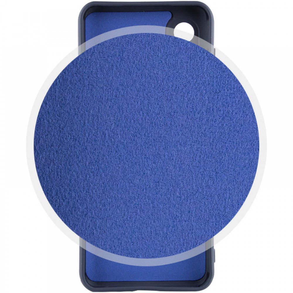 Чохол Silicone Cover Lakshmi Full Camera (A) для Samsung Galaxy A03 Core Синій / Midnight Blue
