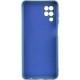 Чохол TPU GETMAN Liquid Silk Full Camera для Samsung Galaxy A12 Синій / Navy Blue
