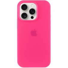Чохол Silicone Case Full Protective (AA) для Apple iPhone 14 Pro (6.1") Рожевий / Barbie pink