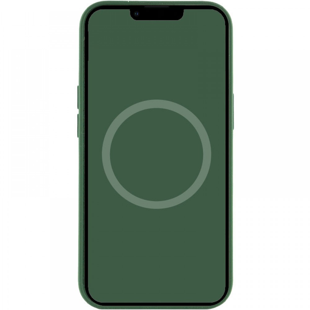 Чохол Silicone case (AAA) with Magsafe and Animation для Apple iPhone 13 (6.1") Зелений / Clover