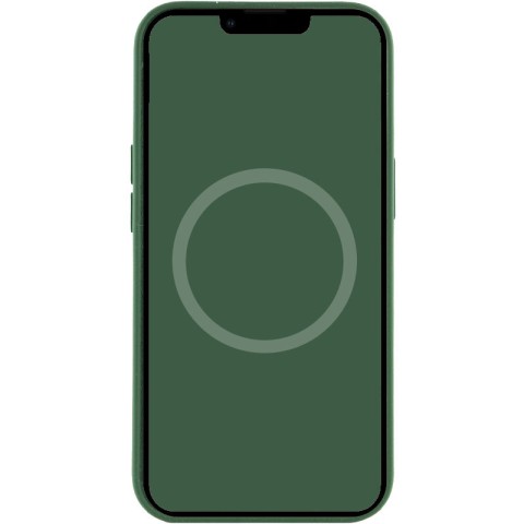 Чохол Silicone case (AAA) with Magsafe and Animation для Apple iPhone 13 (6.1") Зелений / Clover