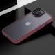 TPU+PC чохол Metal Buttons для Apple iPhone 12 Pro Max (6.7") Бордовий