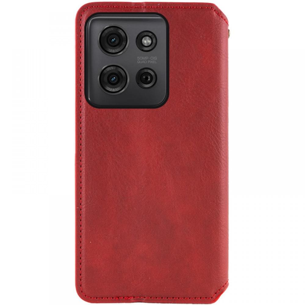 Кожаный чехол-книжка GETMAN Cubic (PU) для ZTE Blade A55 4G