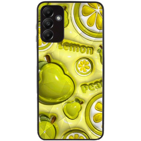 TPU+PC чохол Prisma Fluffie для Samsung Galaxy A05s Lemon