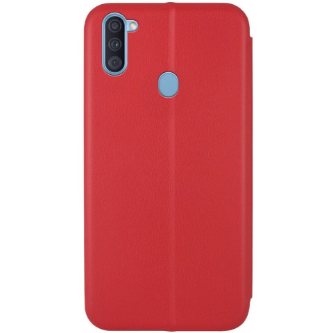 Шкіряний чохол-книжка Classy для Samsung Galaxy A11 Червоний