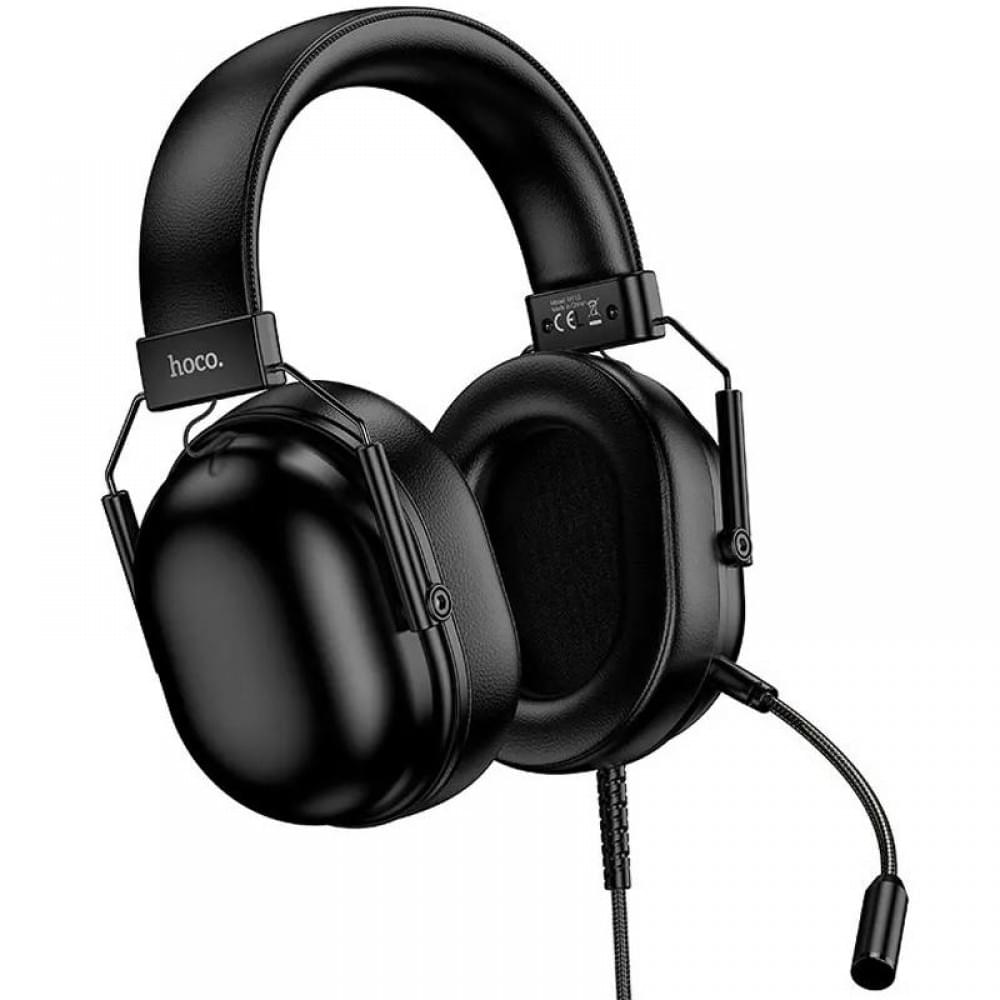 Накладні навушники Hoco W113 Dynamic (USB7.1+3.5mm/2m) Black