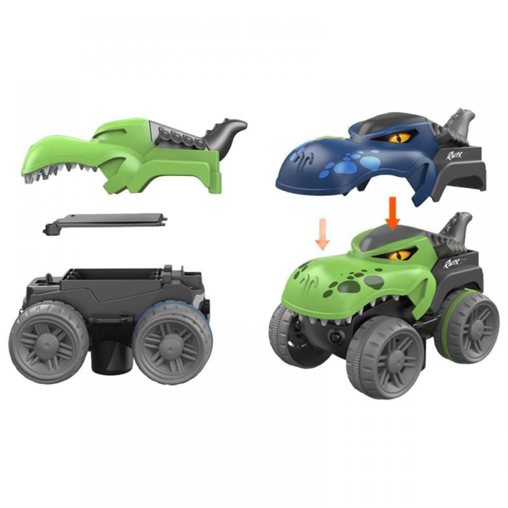 Інтерактивний трек з інерційною машинкою SHT 5510-6 Dino Trak (138pcs/1CAR) Green