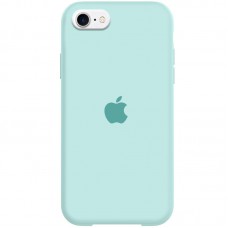 Чохол Silicone Case Full Protective (AA) для Apple iPhone SE (2020) Бірюзовий / Turquoise