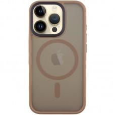 TPU+PC чохол Metal Buttons with MagSafe для Apple iPhone 16 Pro Max (6.9") Золотий