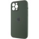 Чохол Silicone Case Full Camera Protective (AA) для Apple iPhone 12 Pro Max (6.7") Зелений / Cyprus Green