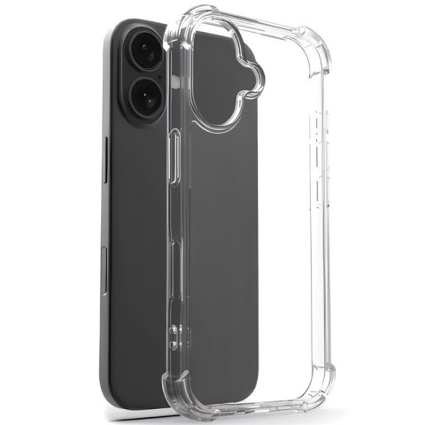 TPU чохол GETMAN Ease logo посилені кути для Apple iPhone 17 (6.3") Безбарвний (прозорий)