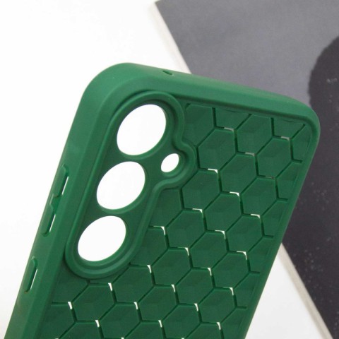 Чохол TPU Honeycomb для Samsung Galaxy A35 Зелений / Cyprus Green