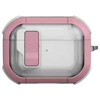 Футляр протиударний Locking Button для навушників Airpods Pro 3 Pink