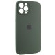 Чохол Silicone Case Full Camera Protective (AA) для Apple iPhone 12 Pro Max (6.7") Зелений / Cyprus Green