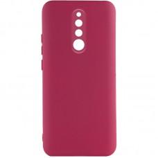 Чохол TPU GETMAN Liquid Silk Full Camera для Xiaomi Redmi 8 Бордовий / Marsala