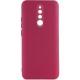 Чохол TPU GETMAN Liquid Silk Full Camera для Xiaomi Redmi 8 Бордовий / Marsala