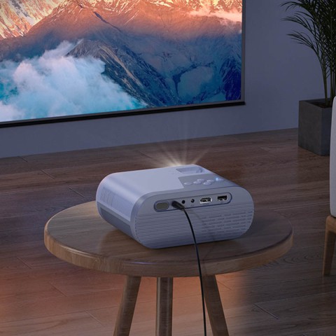 Проектор Hoco DT2 Smart 720p Android version Gray / White