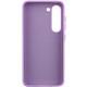 Шкіряний чохол Bonbon Leather Metal Style для Samsung Galaxy S23 Бузковий / Dasheen