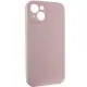 Чохол Silicone Case Full Camera Protective (AA) NO LOGO для Apple iPhone 13 (6.1") Рожевий / Chalk Pink