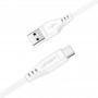 Дата кабель Acefast C3-04 USB-A to USB-C TPE (1m) White