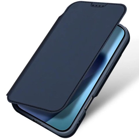 Чохол-книжка Dux Ducis з кишенею для візиток для Apple iPhone 17 Air (6.5") Синій
