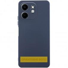Чохол TPU GETMAN Liquid Silk Full Camera для Motorola Edge 50 Fusion Синій / Midnight Blue