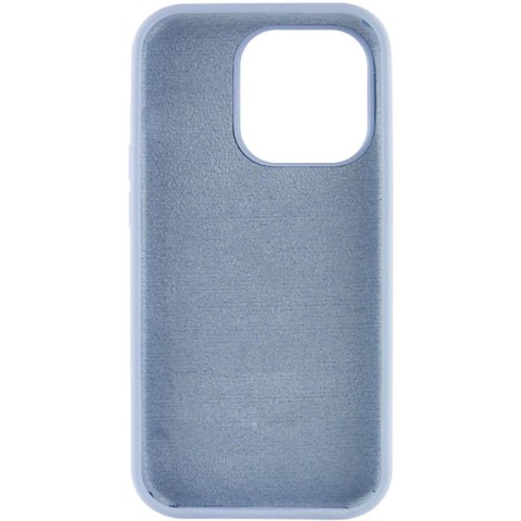 Чохол Silicone Case Full Protective (AA) NO LOGO для Apple iPhone 13 Pro Max (6.7") Блакитний / Lilac Blue