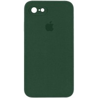 Чохол Silicone Case Square Full Camera Protective (AA) для Apple iPhone 7/8/SE (2020) (4.7") Зелений / Cyprus Green