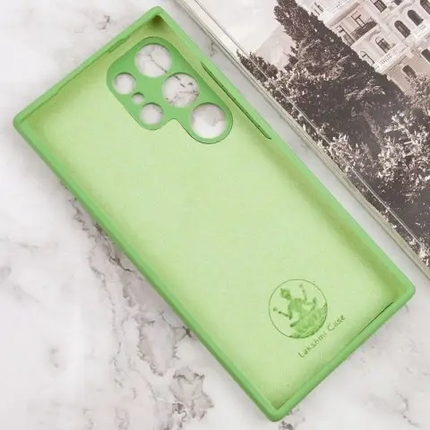 Чехол Silicone Cover Lakshmi Full Camera (AAA) with Logo для Samsung Galaxy S24 Ultra