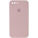 Чохол Silicone Case Square Full Camera Protective (AA) для Apple iPhone 7 plus/8 plus (5.5") Рожевий / Pink Sand