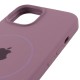 Чохол Silicone Case Full Protective (AA) with MagSafe для Apple iPhone 15 Plus (6.7") Ліловий / Lilac Pride