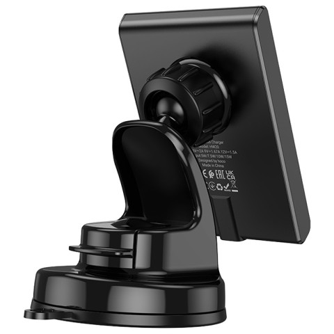 Автотримач з БЗП Hoco HW20 Precious (center console) Black