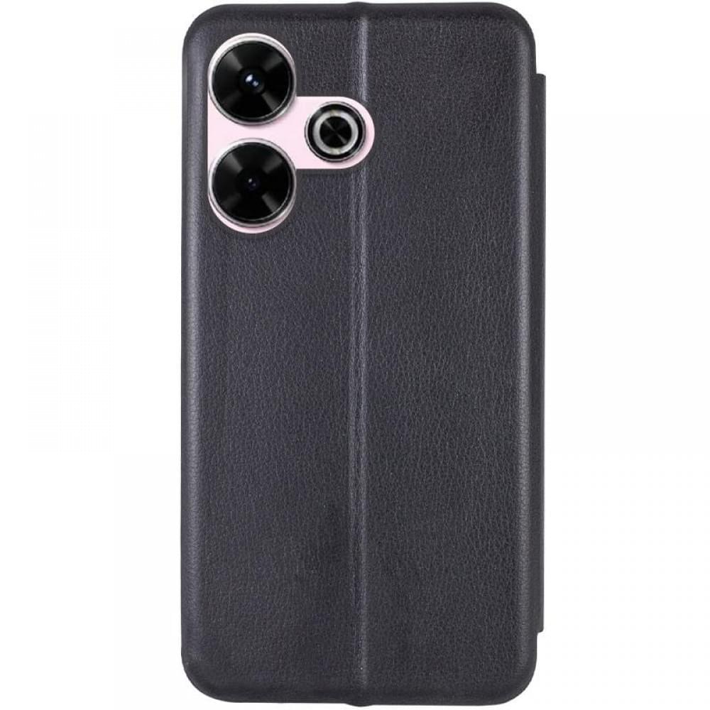Шкіряний чохол-книжка Classy для Xiaomi Redmi 13 4G / Poco M6 4G Чорний
