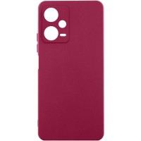 Чохол Silicone Cover Ummi Lakshmi Full Camera (AA) для Xiaomi Redmi Note 12 Pro 5G Бордовий / Marsala
