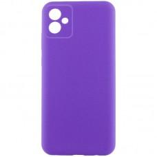Чохол TPU GETMAN Liquid Silk Full Camera для Samsung Galaxy A06 Фіолетовий / Purple